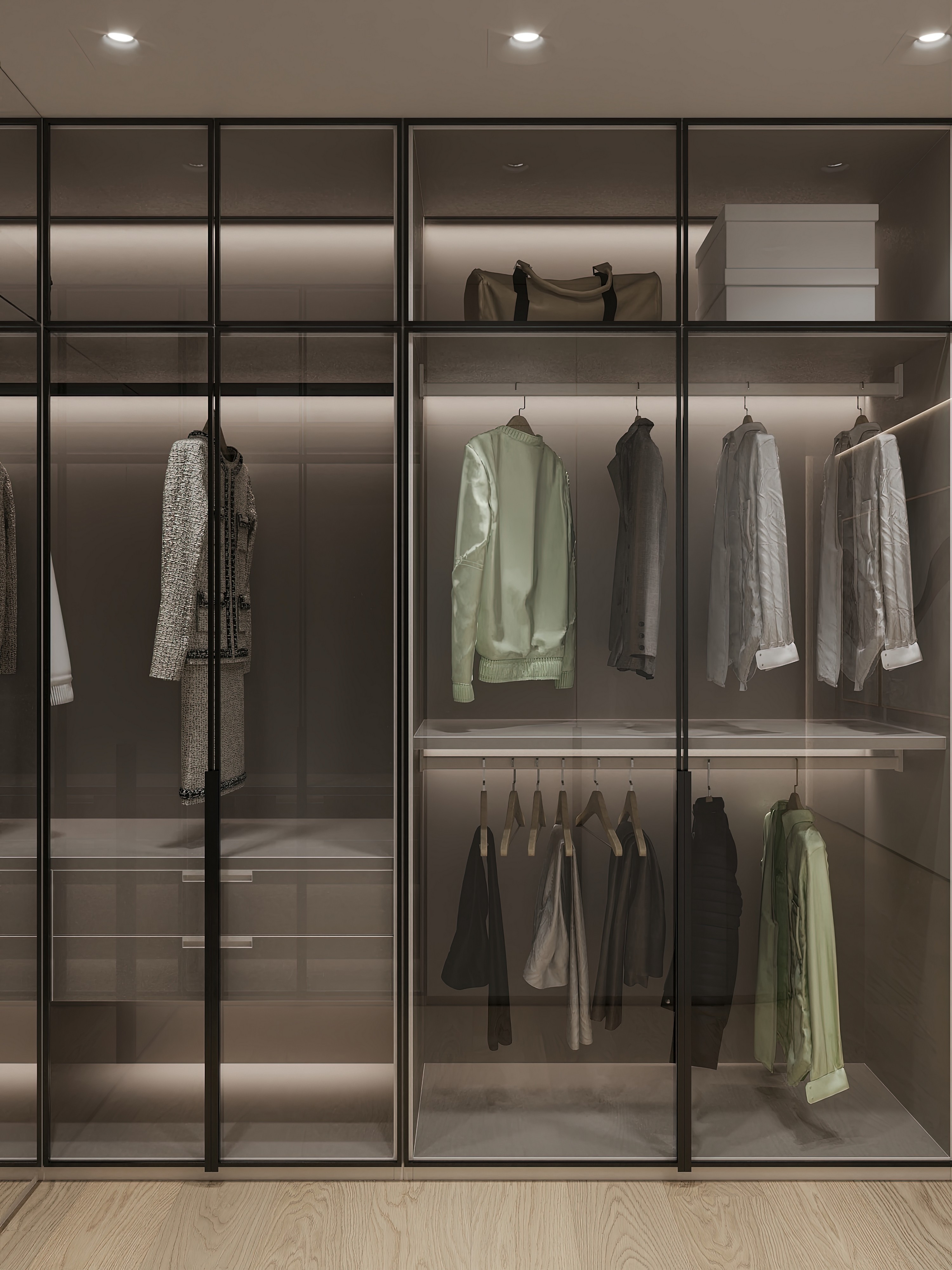 Дизайн и ремонт квартиры в ЖК Эмеральд в Москве - Сияние форм