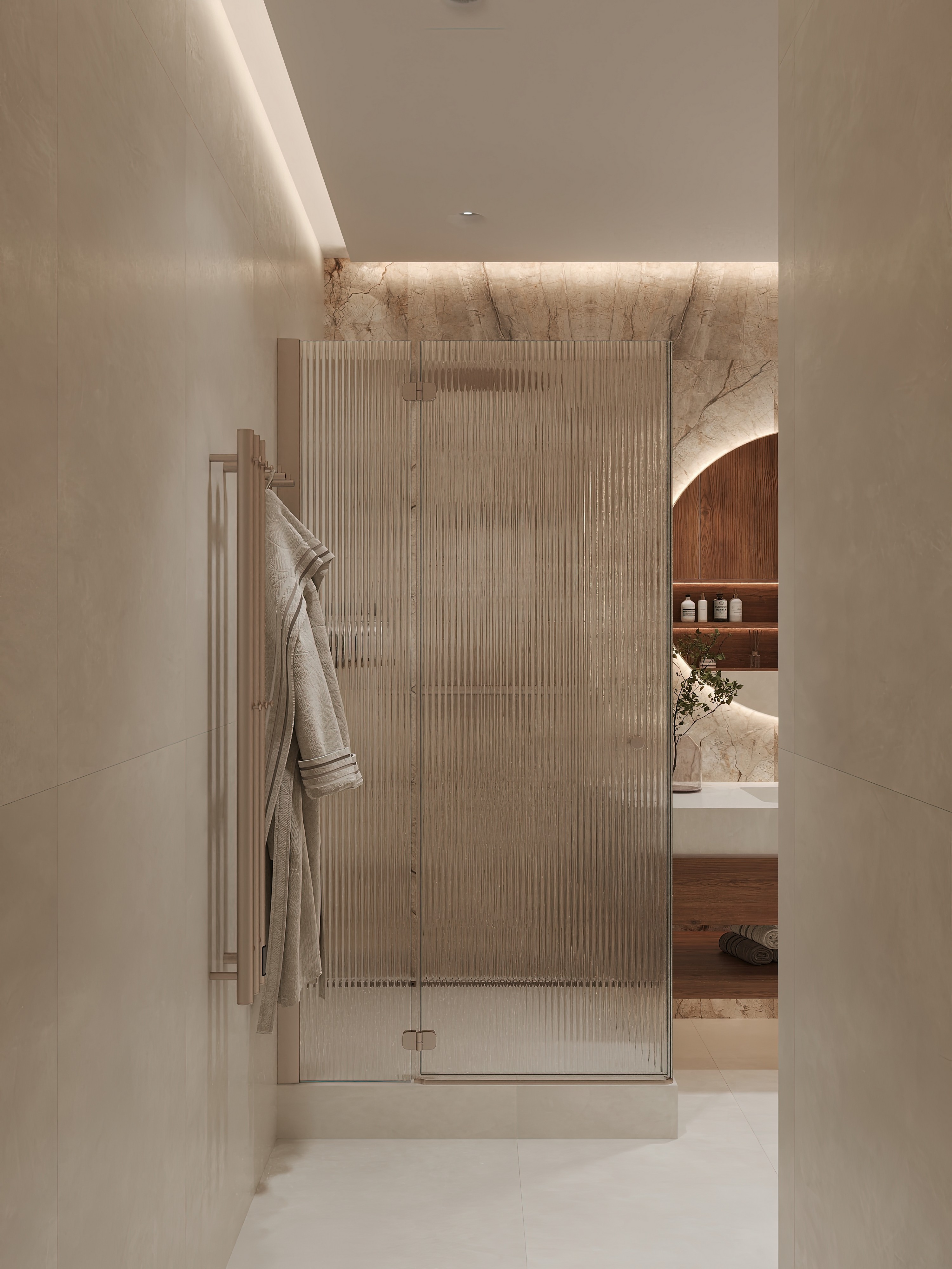 Дизайн и ремонт квартиры в ЖК Эмеральд в Москве - Сияние форм