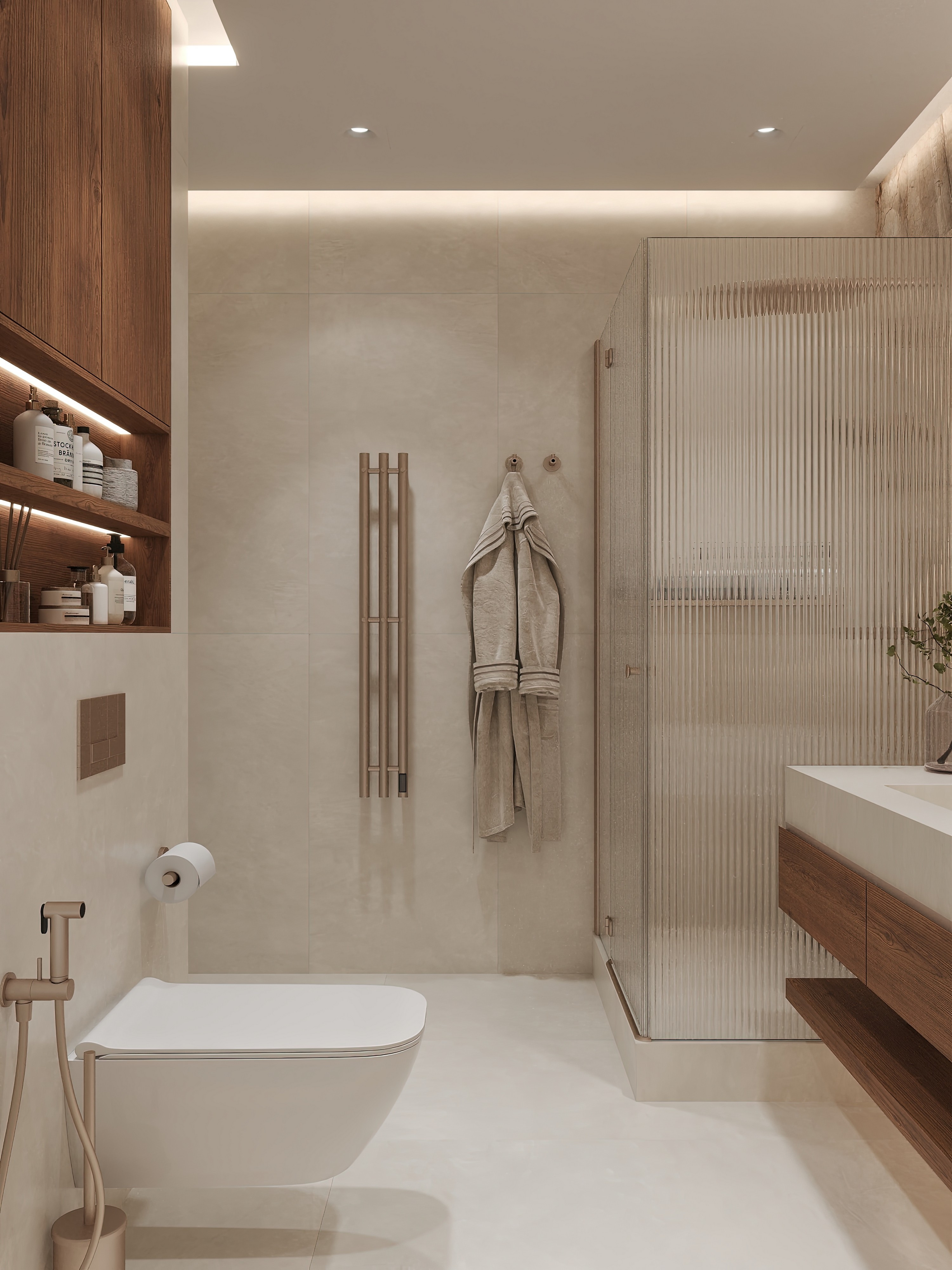 Дизайн и ремонт квартиры в ЖК Эмеральд в Москве - Сияние форм