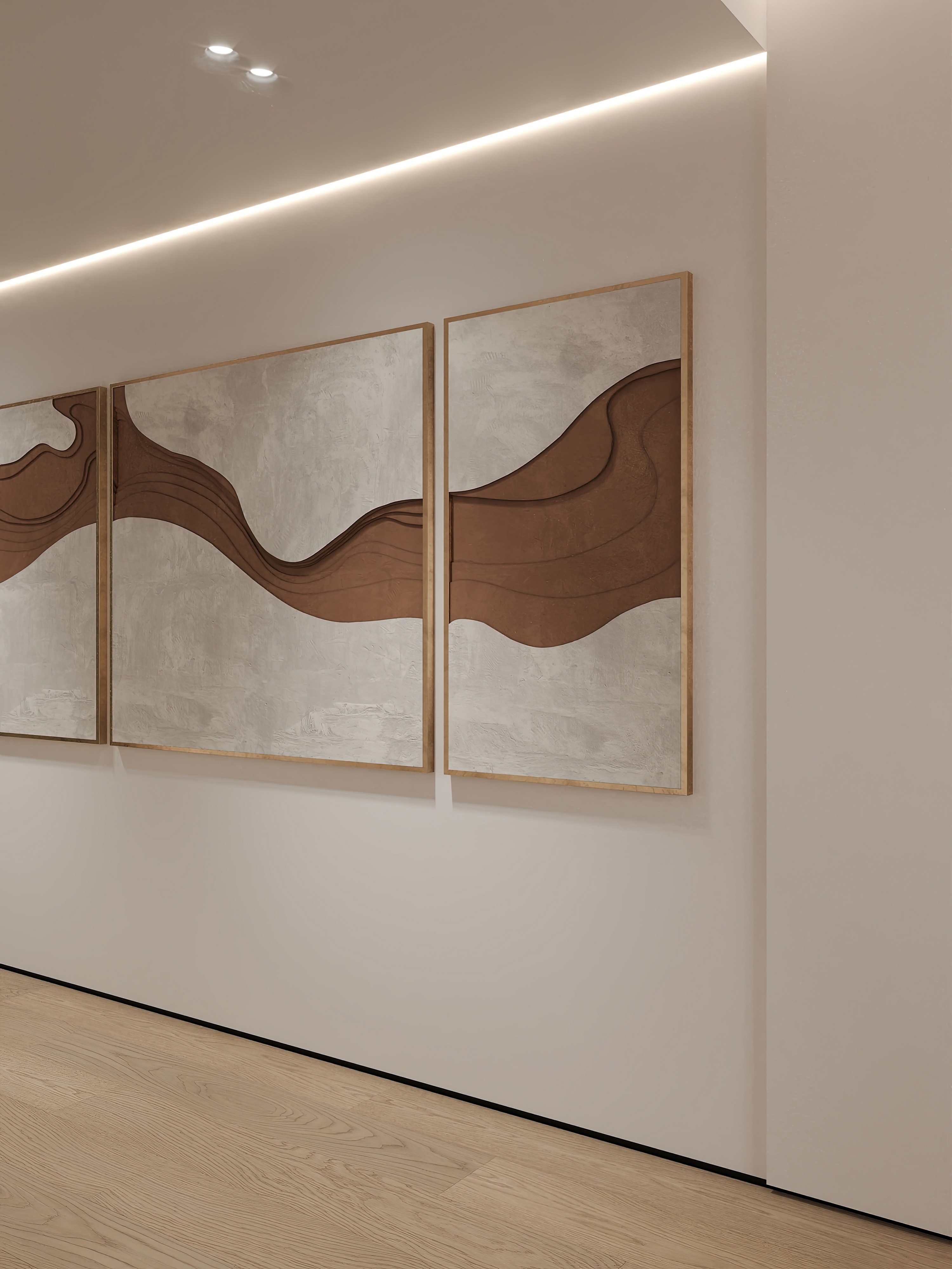 Дизайн и ремонт квартиры в ЖК Эмеральд в Москве - Сияние форм