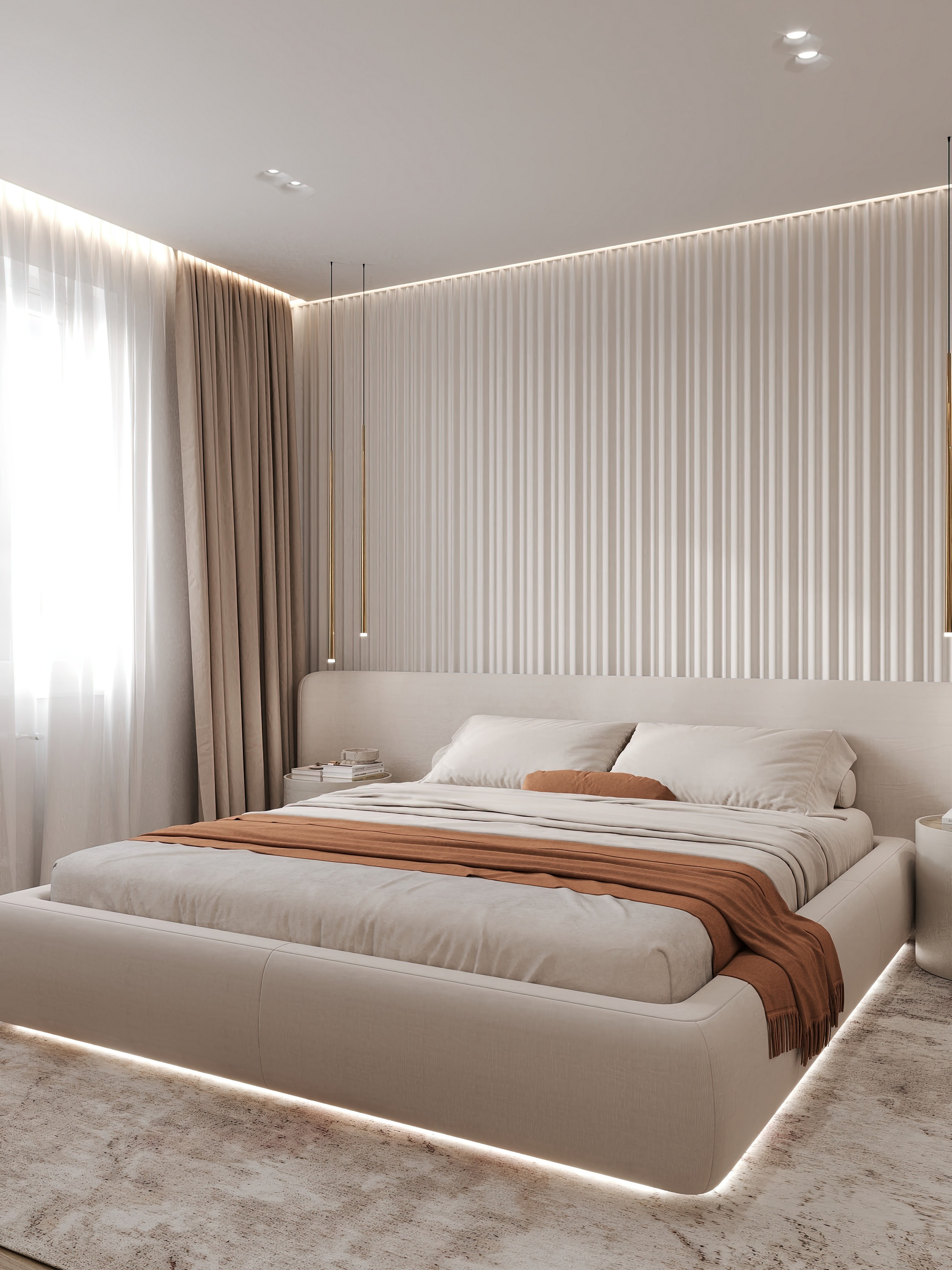 Дизайн и ремонт квартиры в ЖК Эмеральд в Москве - Сияние форм