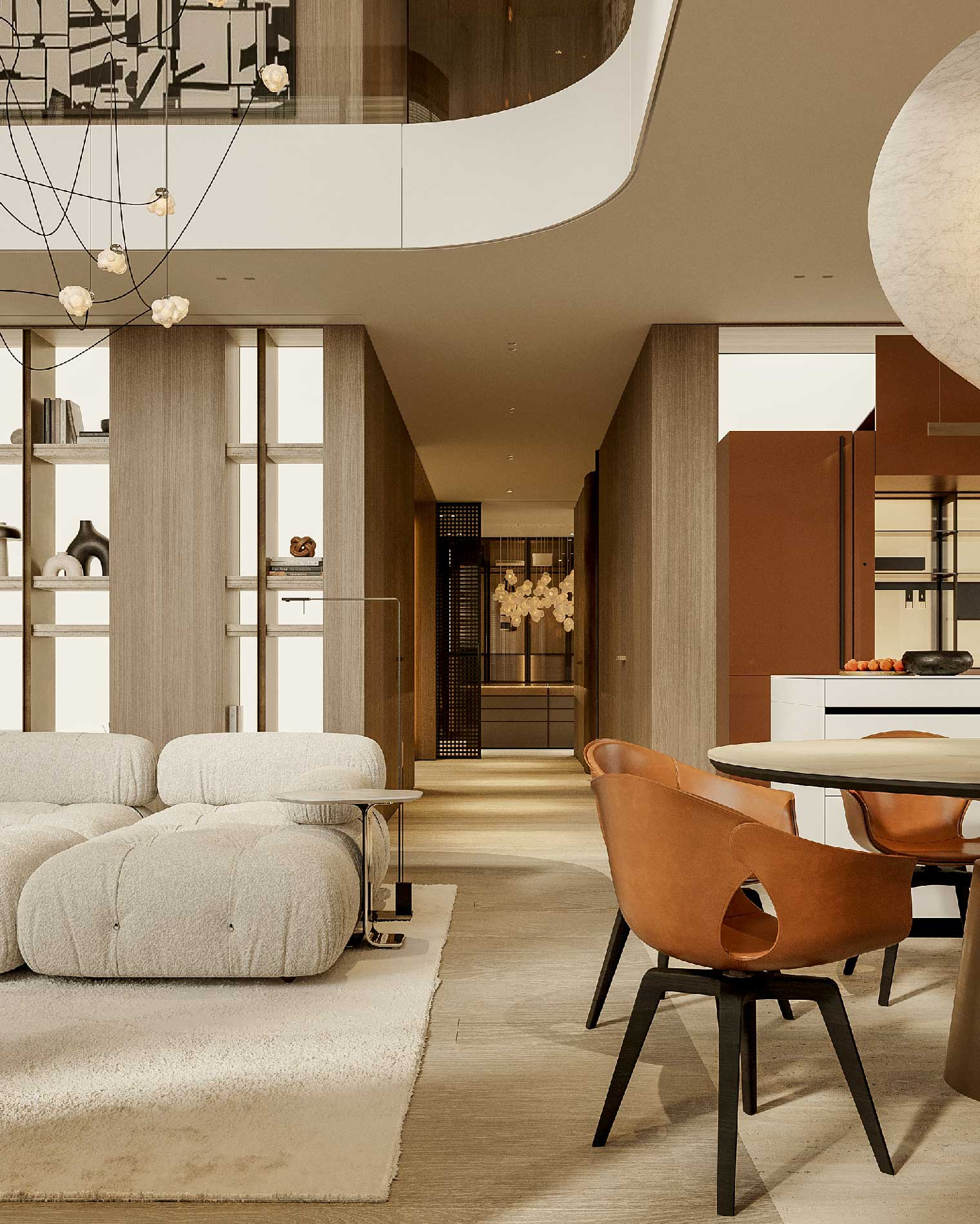 ДВУХУРОВНЕВЫЙ ПЕНТХАУС ПЛОЩАДЬЮ 624 М.КВ.