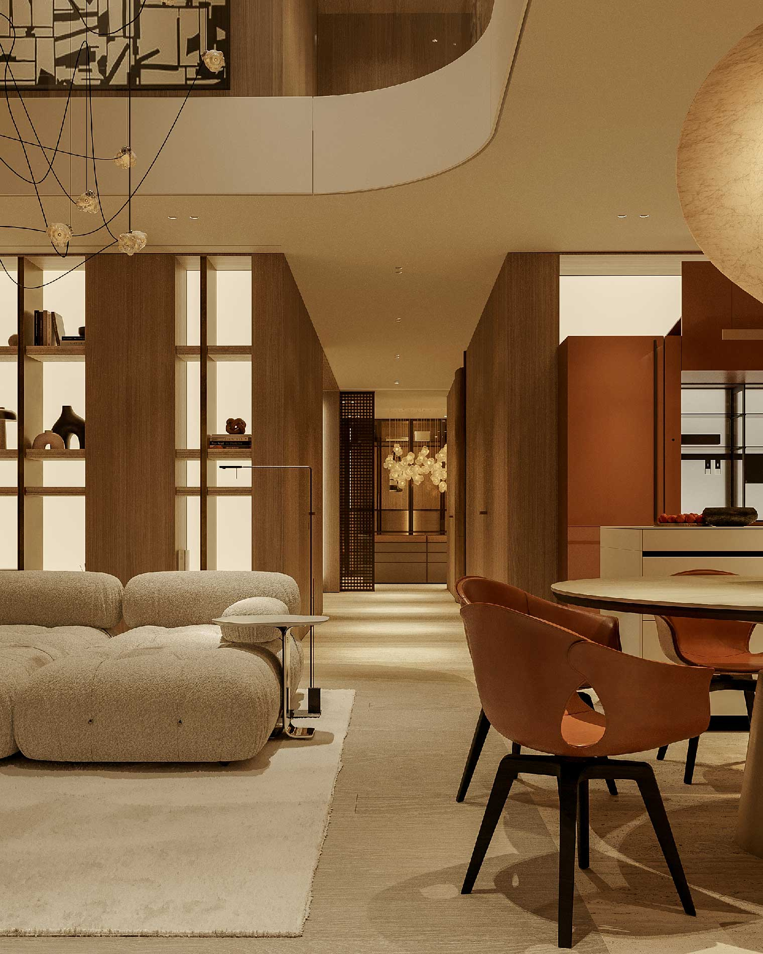 ДВУХУРОВНЕВЫЙ ПЕНТХАУС ПЛОЩАДЬЮ 624 М.КВ.