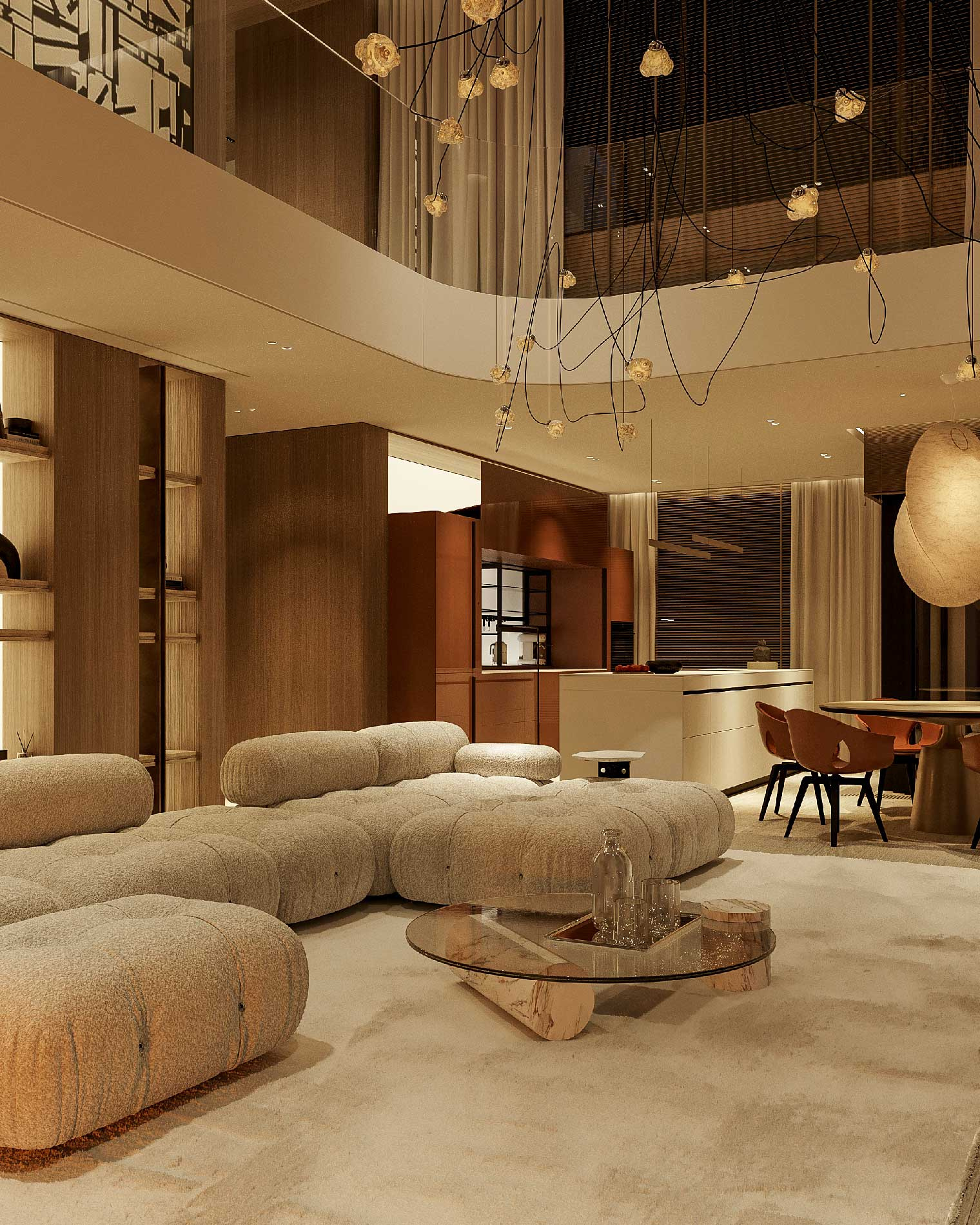 ДВУХУРОВНЕВЫЙ ПЕНТХАУС ПЛОЩАДЬЮ 624 М.КВ.