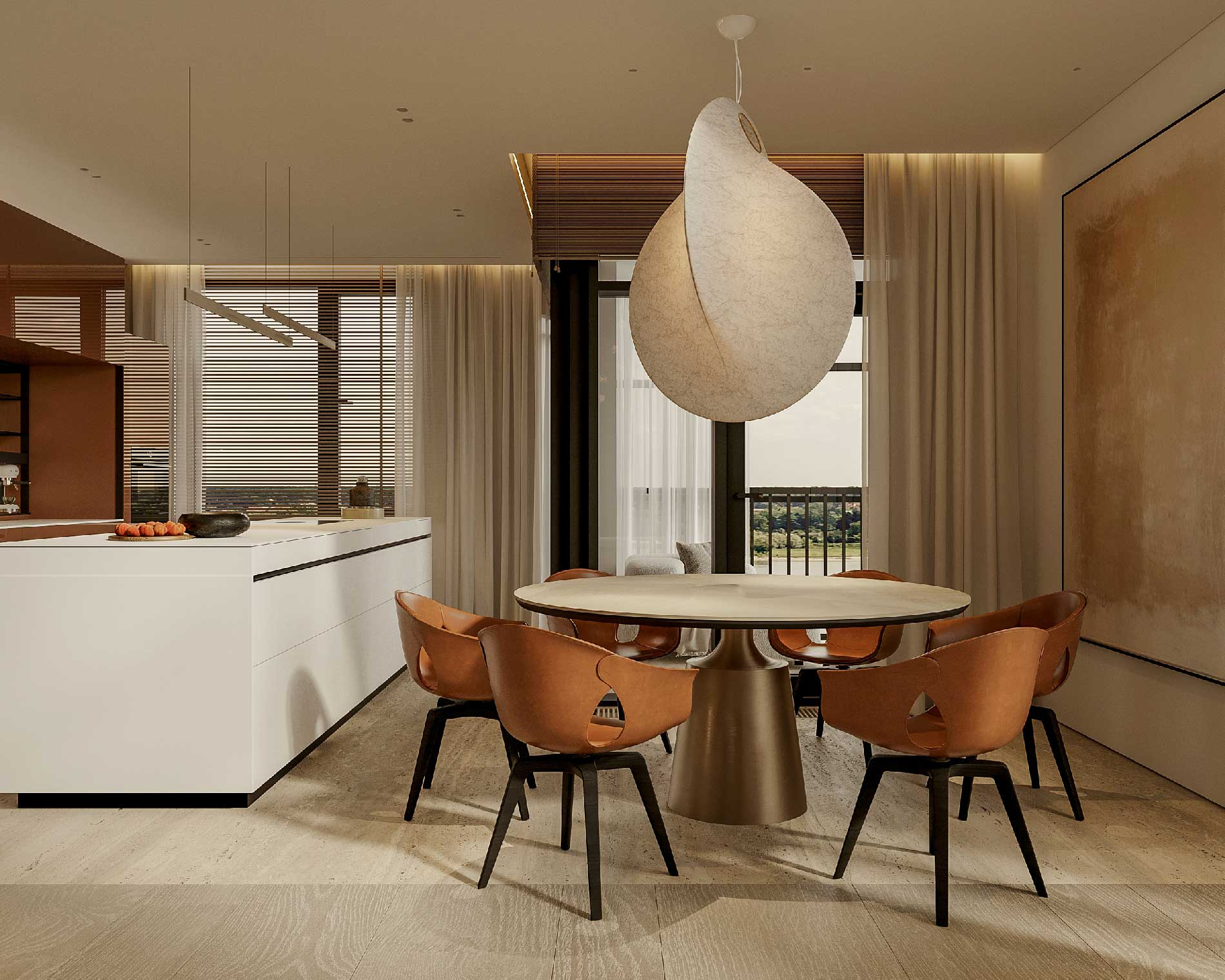 ДВУХУРОВНЕВЫЙ ПЕНТХАУС ПЛОЩАДЬЮ 624 М.КВ.