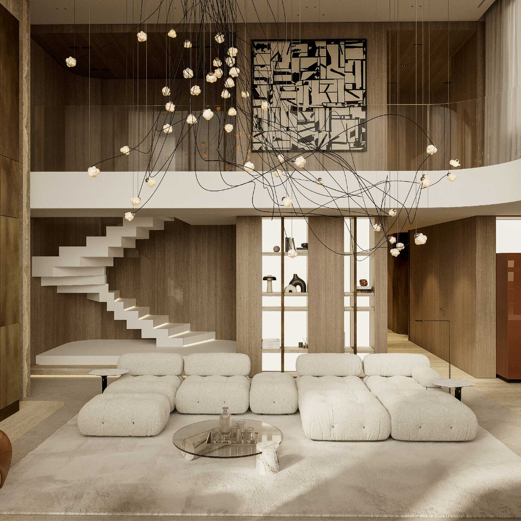 ДВУХУРОВНЕВЫЙ ПЕНТХАУС ПЛОЩАДЬЮ 624 М.КВ.