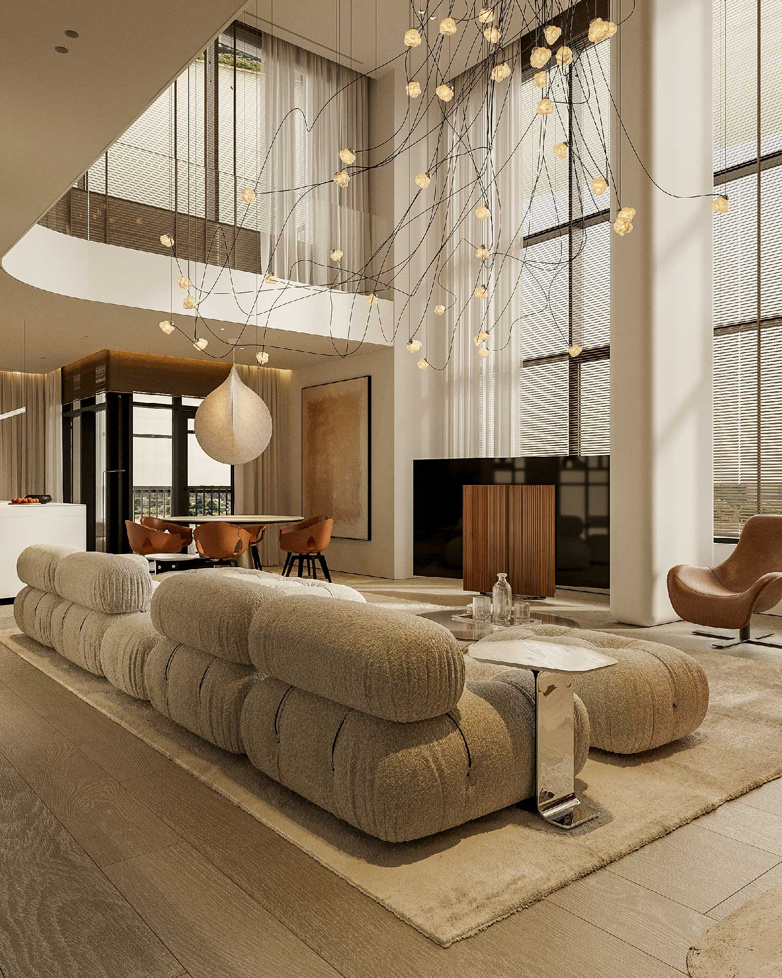 ДВУХУРОВНЕВЫЙ ПЕНТХАУС ПЛОЩАДЬЮ 624 М.КВ.