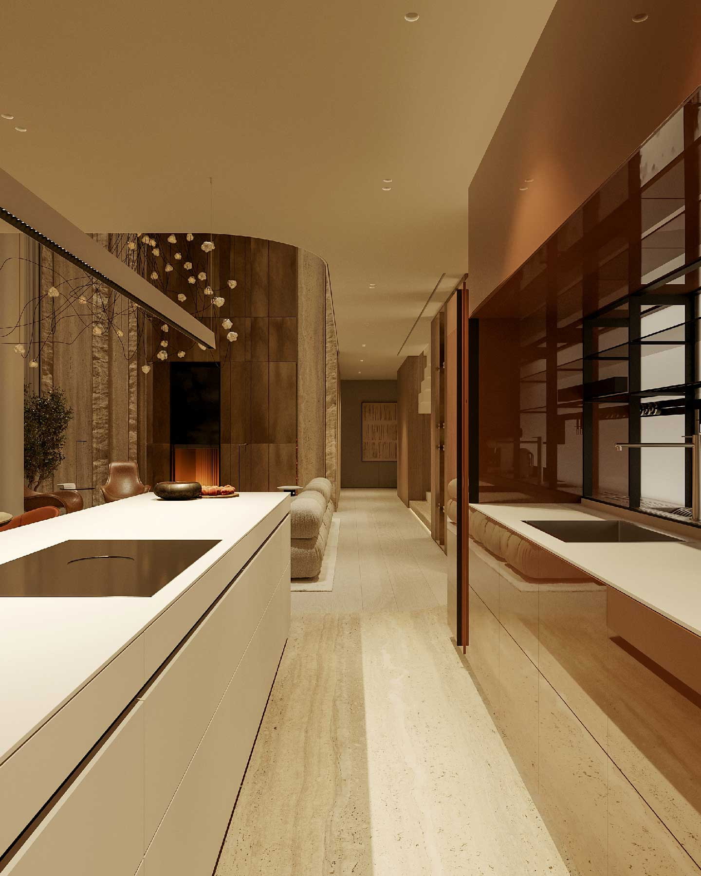 ДВУХУРОВНЕВЫЙ ПЕНТХАУС ПЛОЩАДЬЮ 624 М.КВ.