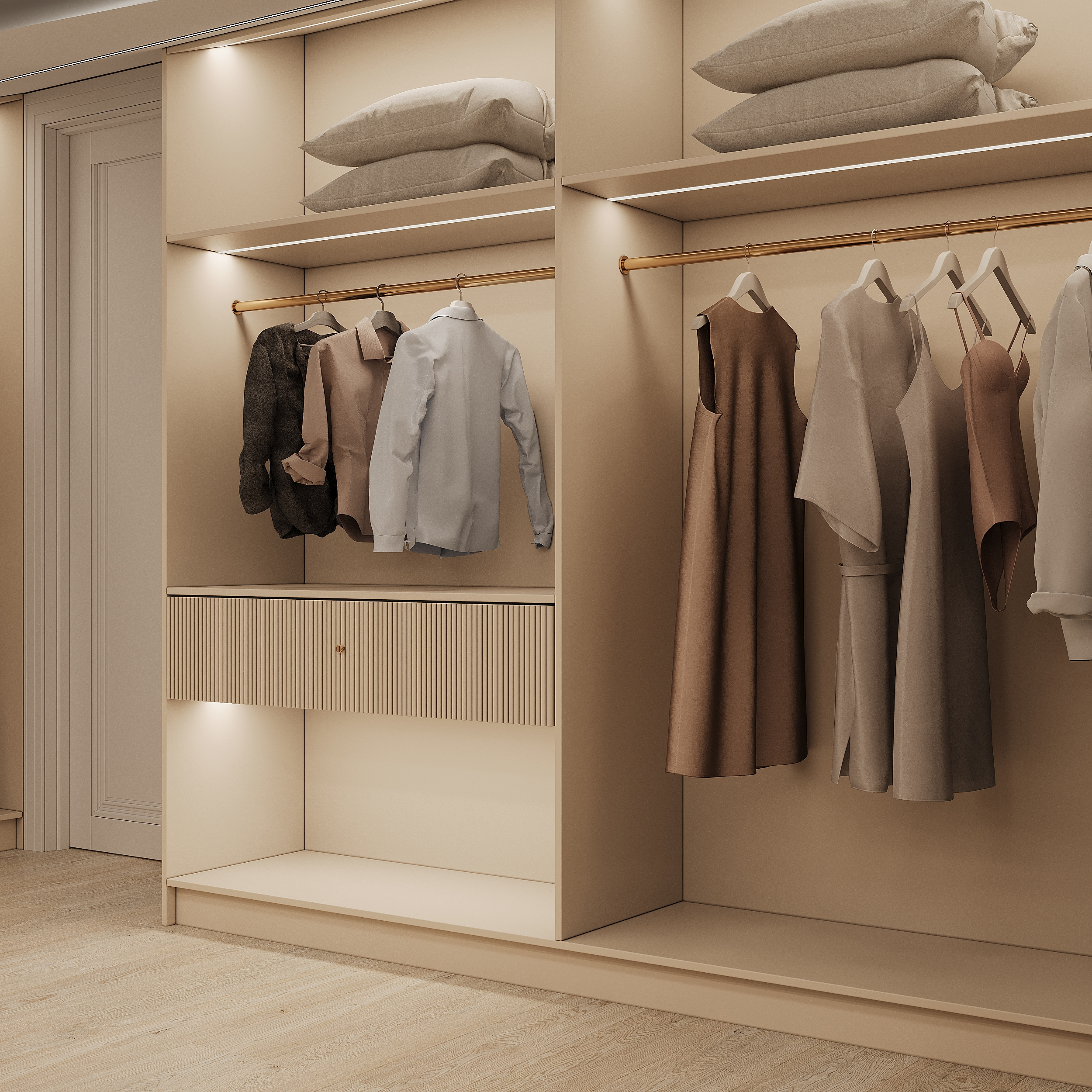 спальня в доме в Рыбацком