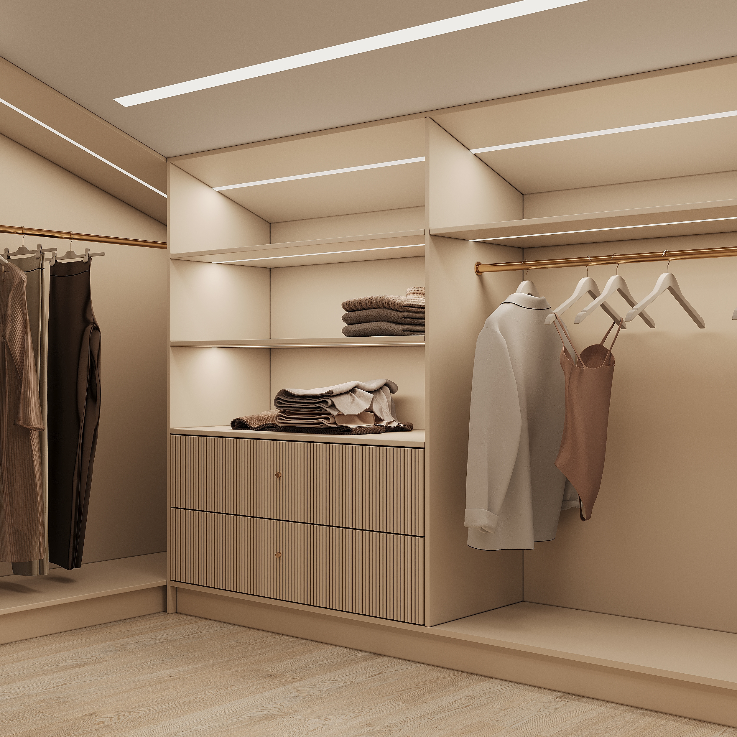 спальня в доме в Рыбацком