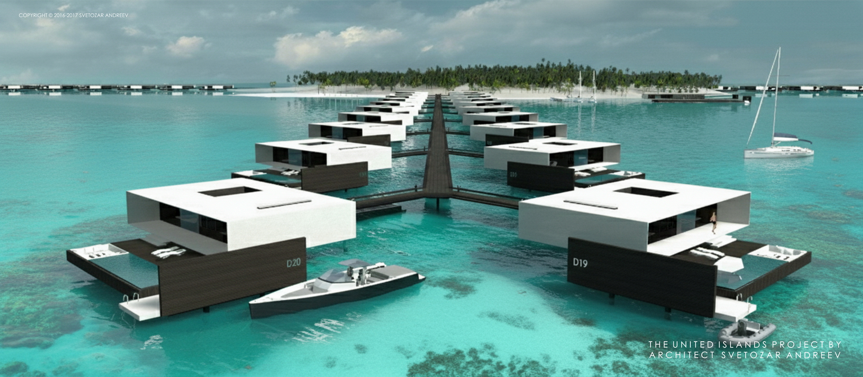 Обложка проекта: Курорт The United Islands От Архитектора Светозара Андреева