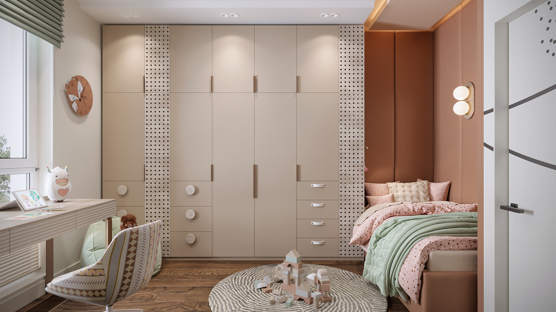 Планировочное решение детской комнаты