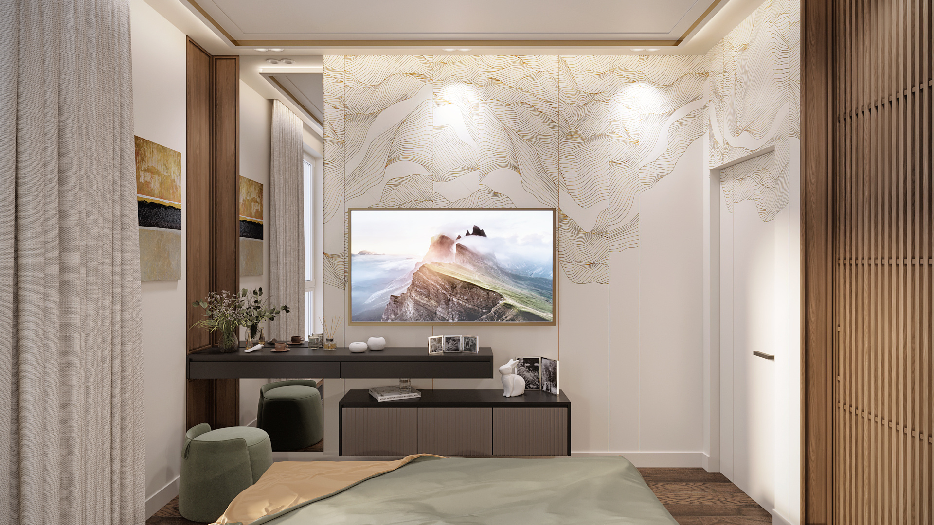 Интерьерные обои