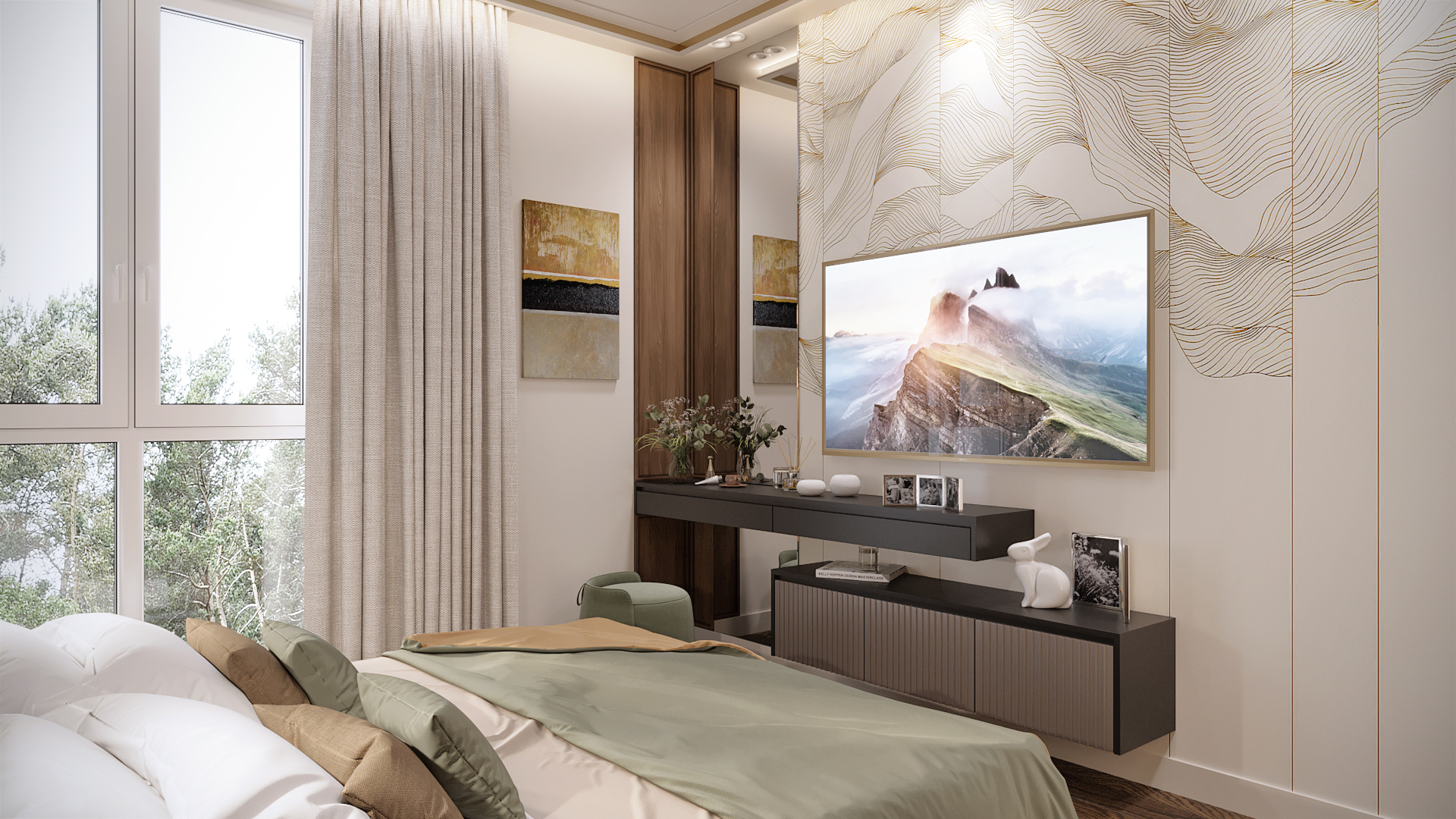 Стильный туалетный столик