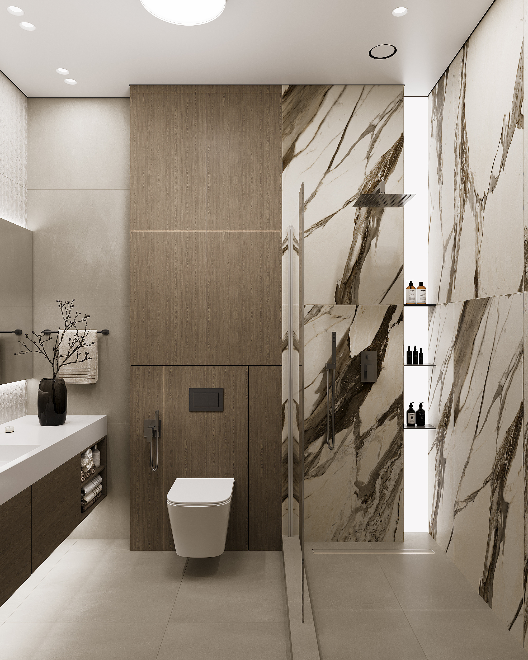 Санузел с душевой