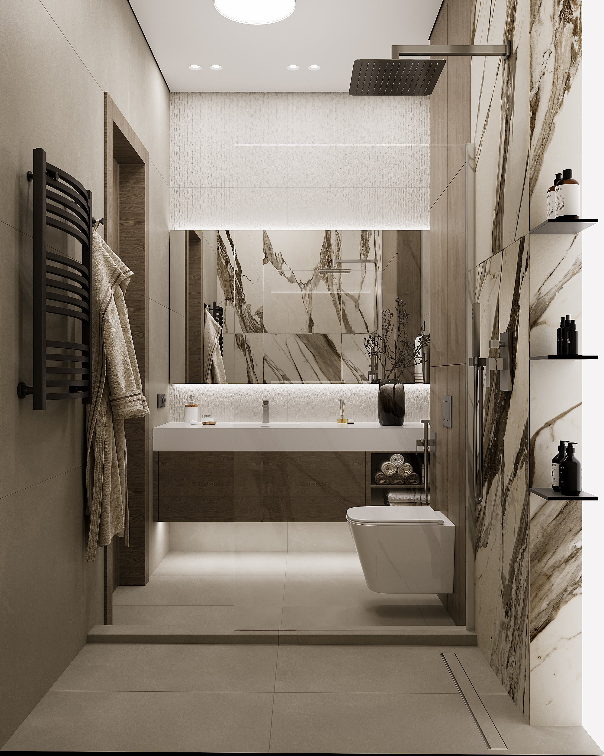 Санузел с душевой