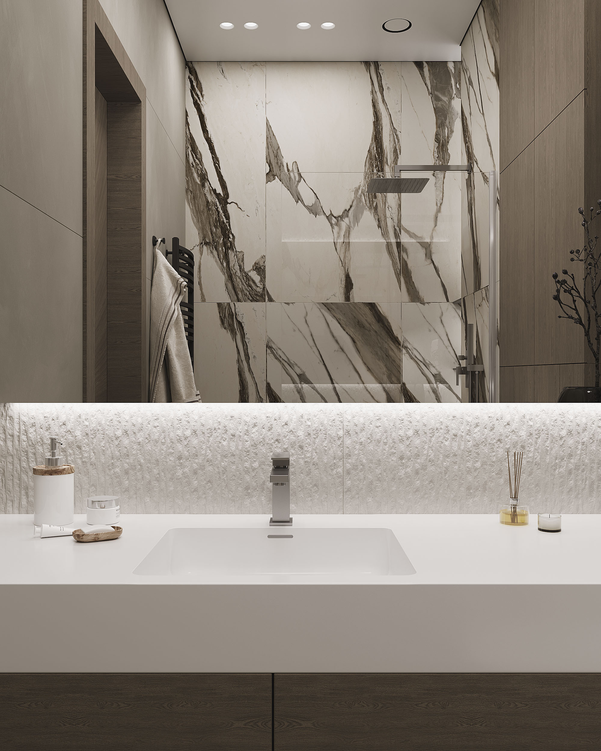 Обложка проекта: Санузел "Дом Родники"