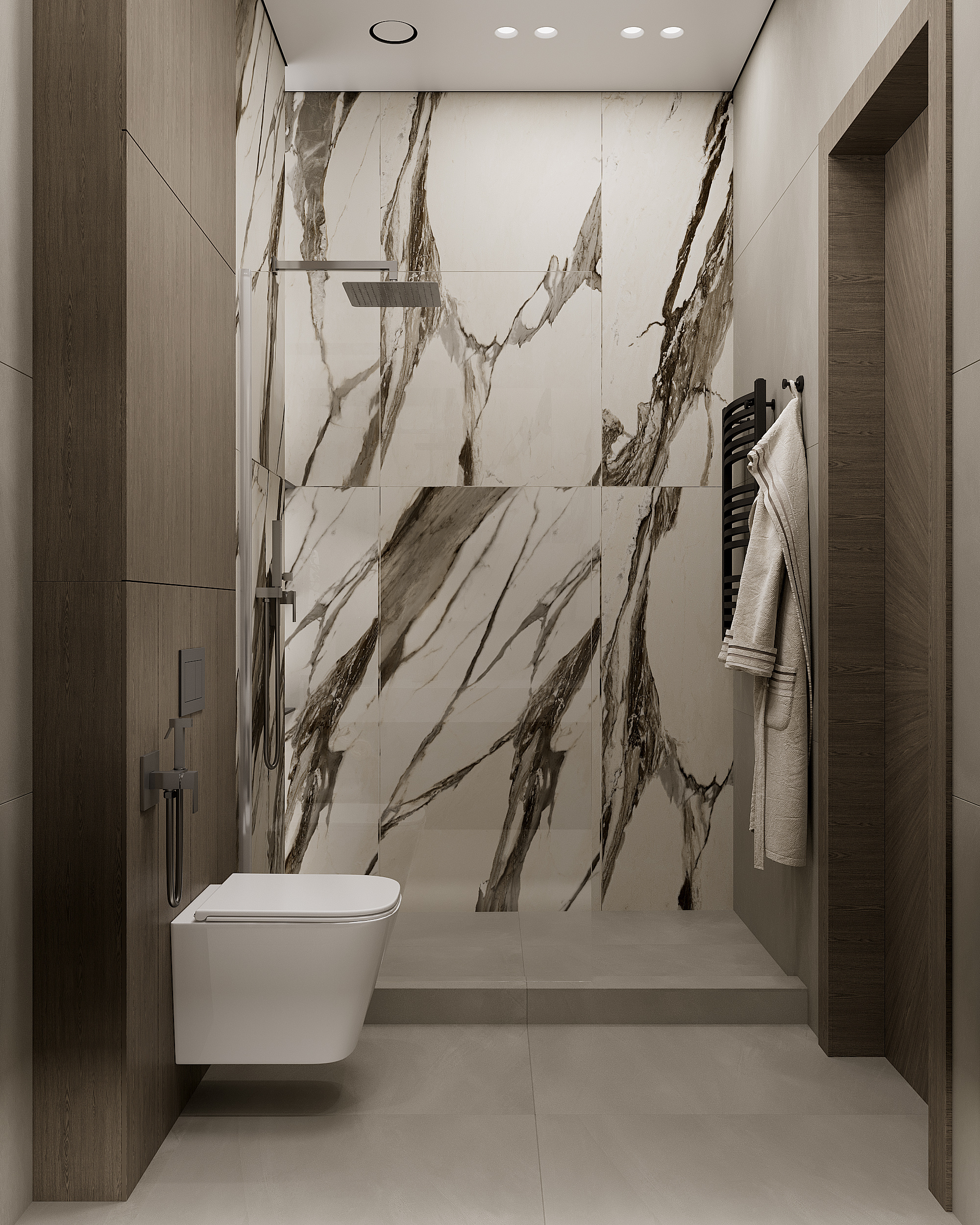 Санузел с душевой