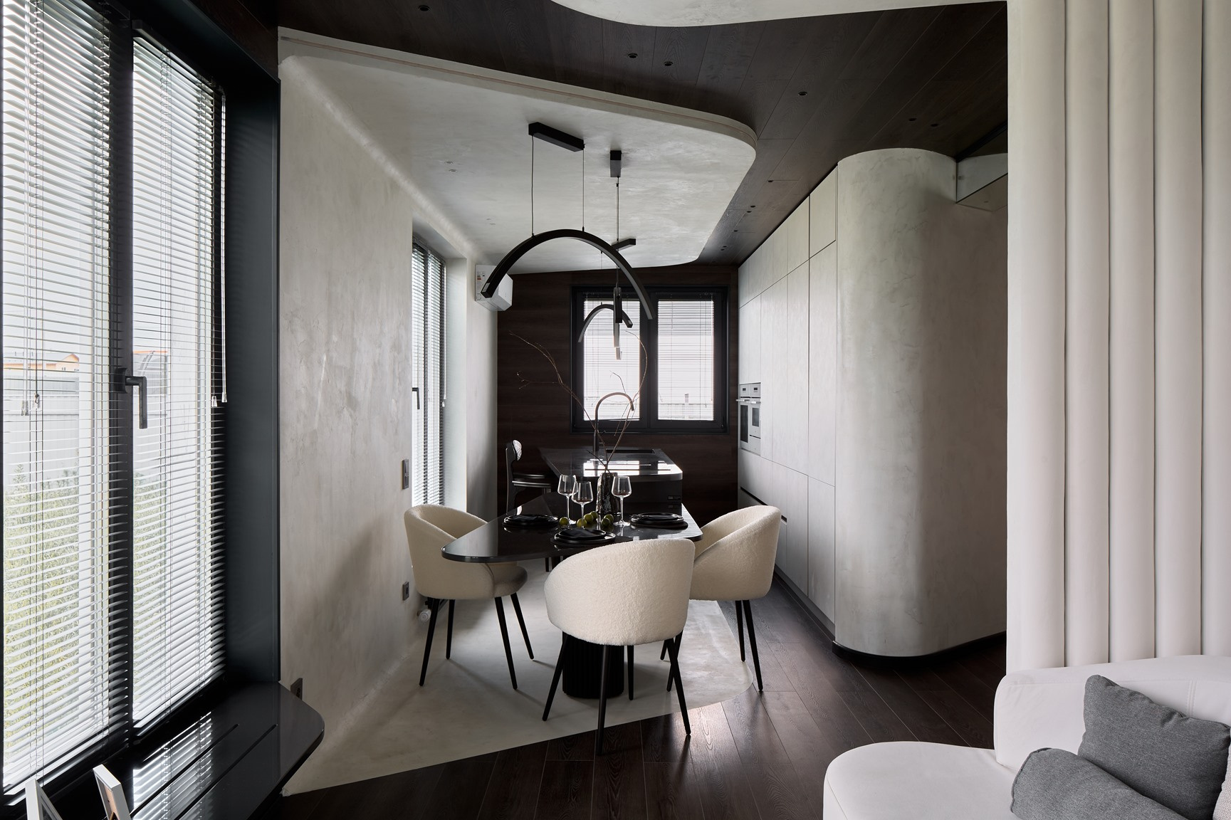 Дачный ответ. кухня-гостиная в бизнес-классе