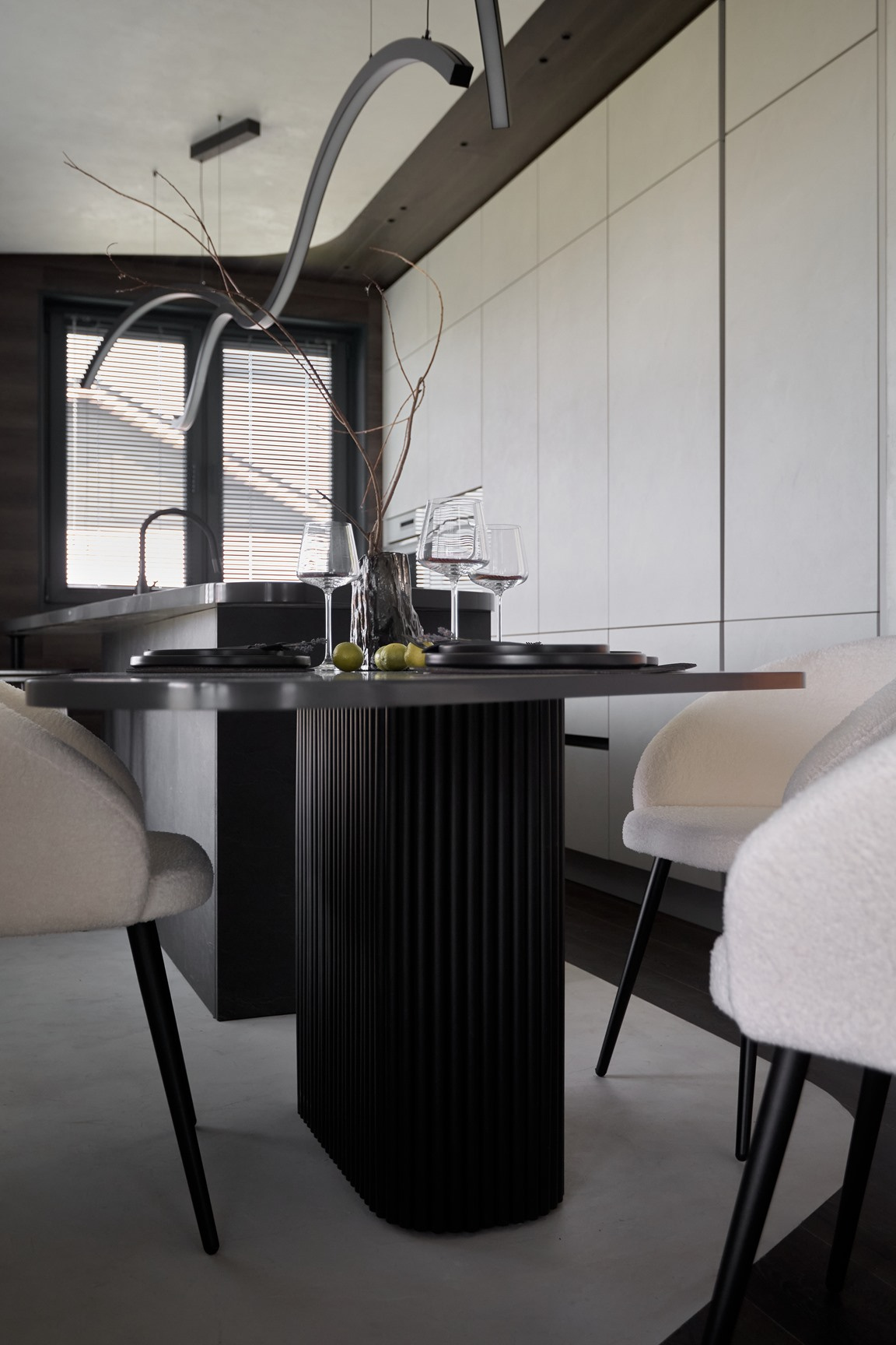 Дачный ответ. кухня-гостиная в бизнес-классе