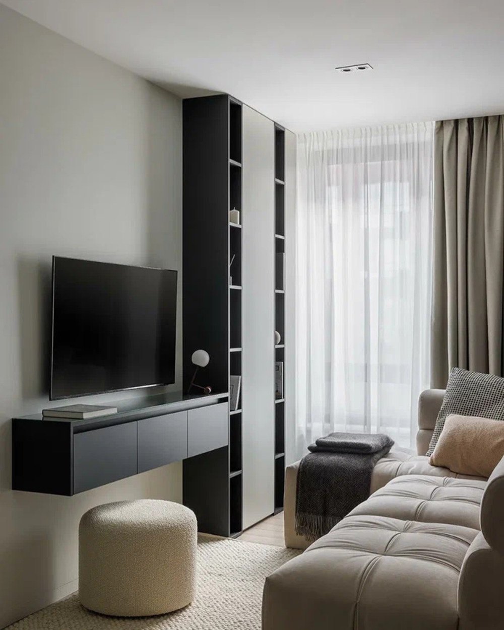 Дизайн-проект квартиры в ЖК «Level Мичуринский» в стиле мягкий минимализм