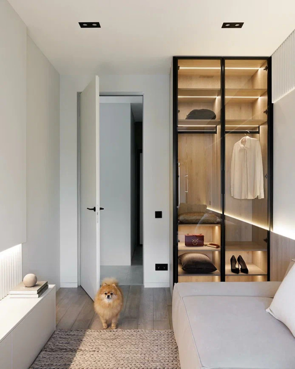 Дизайн-проект квартиры в ЖК «Level Мичуринский» в стиле мягкий минимализм