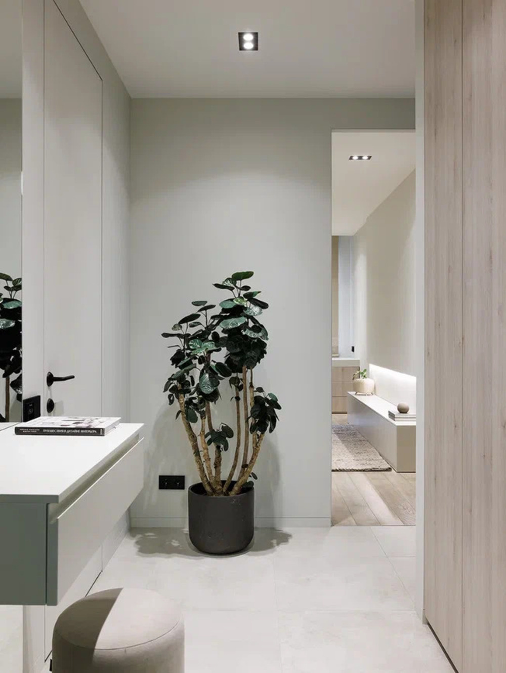 Дизайн-проект квартиры в ЖК «Level Мичуринский» в стиле мягкий минимализм