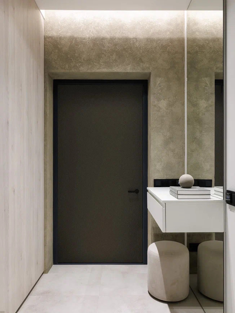 Дизайн-проект квартиры в ЖК «Level Мичуринский» в стиле мягкий минимализм