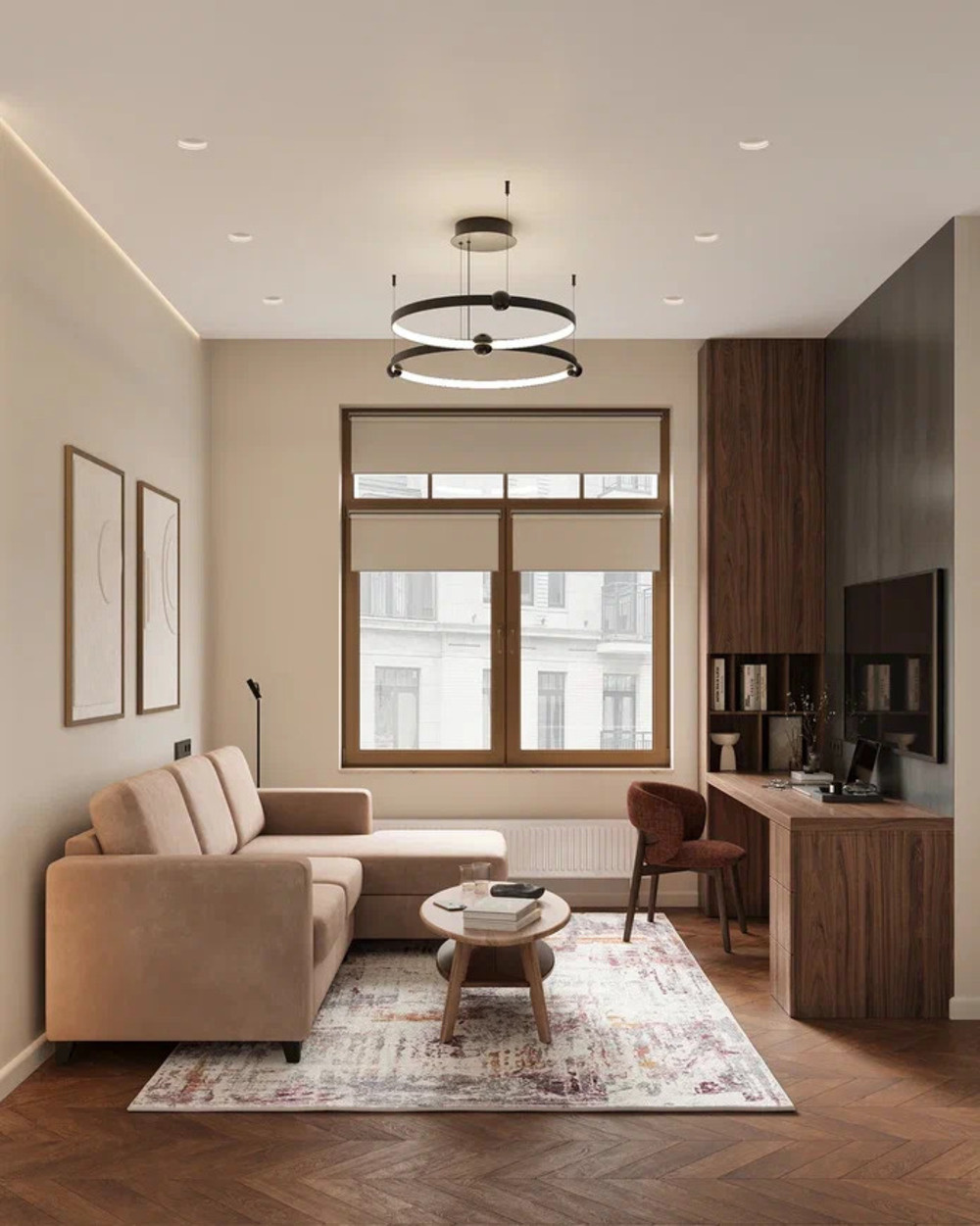 Дизайн интерьера квартиры в ЖК «Саларьево парк» в стиле современный минимализм