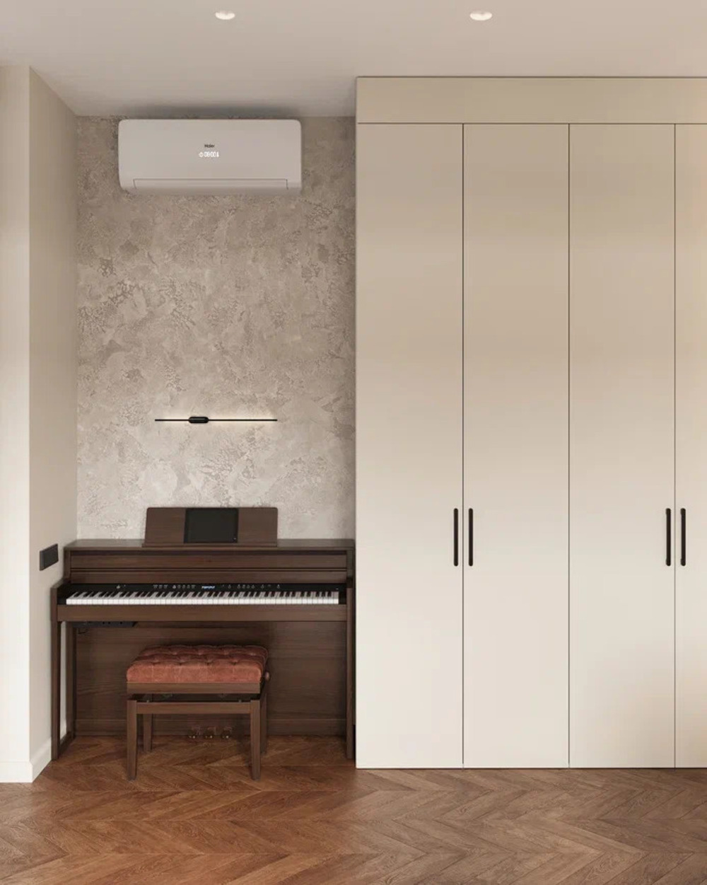 Дизайн интерьера квартиры в ЖК «Саларьево парк» в стиле современный минимализм