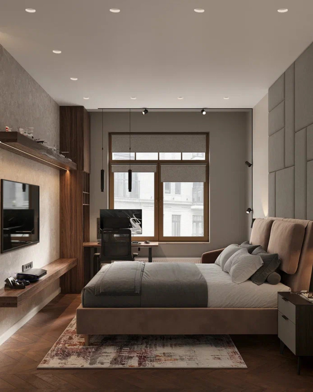 Дизайн интерьера квартиры в ЖК «Саларьево парк» в стиле современный минимализм