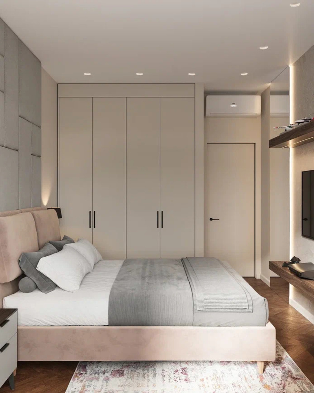 Дизайн интерьера квартиры в ЖК «Саларьево парк» в стиле современный минимализм