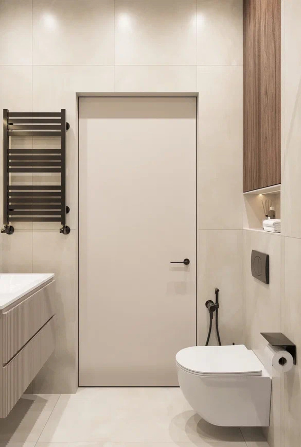 Дизайн интерьера квартиры в ЖК «Саларьево парк» в стиле современный минимализм