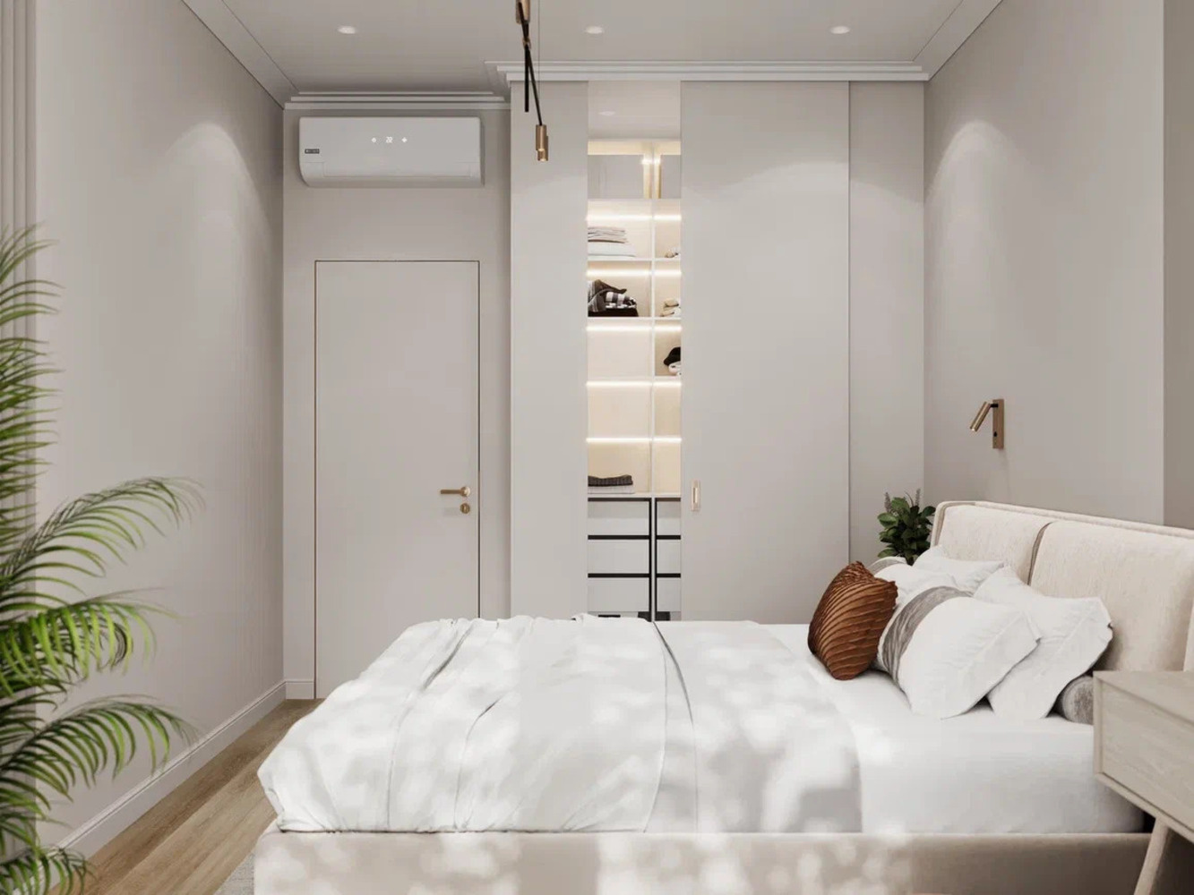 Дизайн-проект квартиры в ЖК «Прайм Приморский» в стиле легкая современная классика