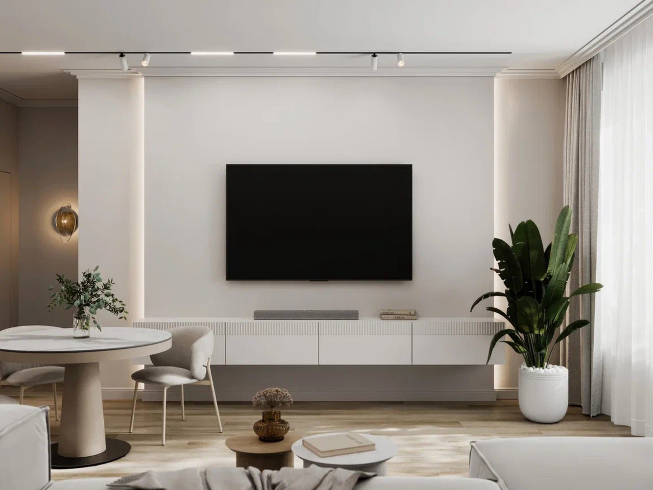 Дизайн-проект квартиры в ЖК «Прайм Приморский» в стиле легкая современная классика