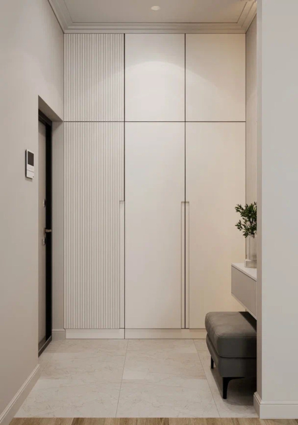 Дизайн-проект квартиры в ЖК «Прайм Приморский» в стиле легкая современная классика