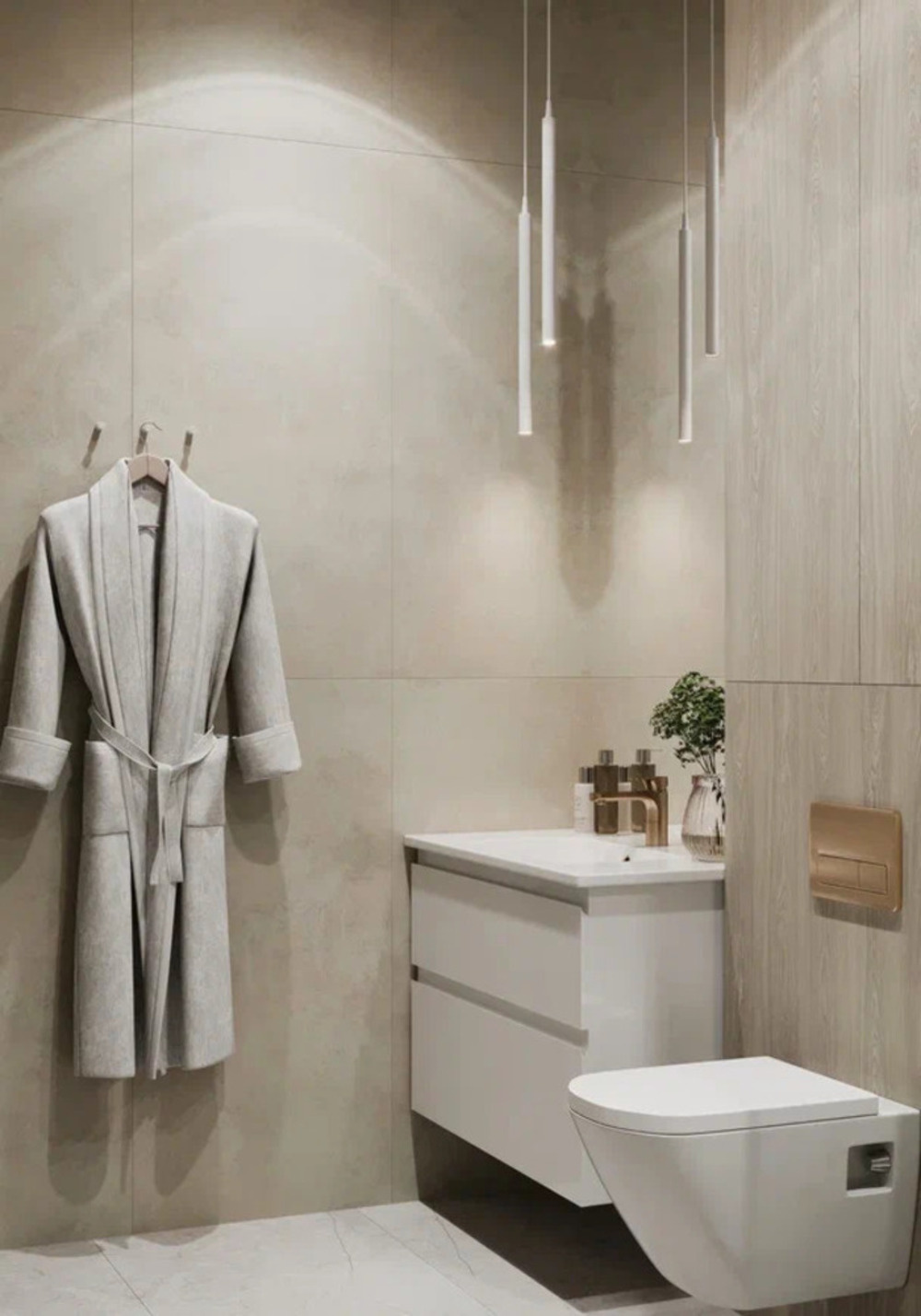 Дизайн-проект квартиры в ЖК «Прайм Приморский» в стиле легкая современная классика