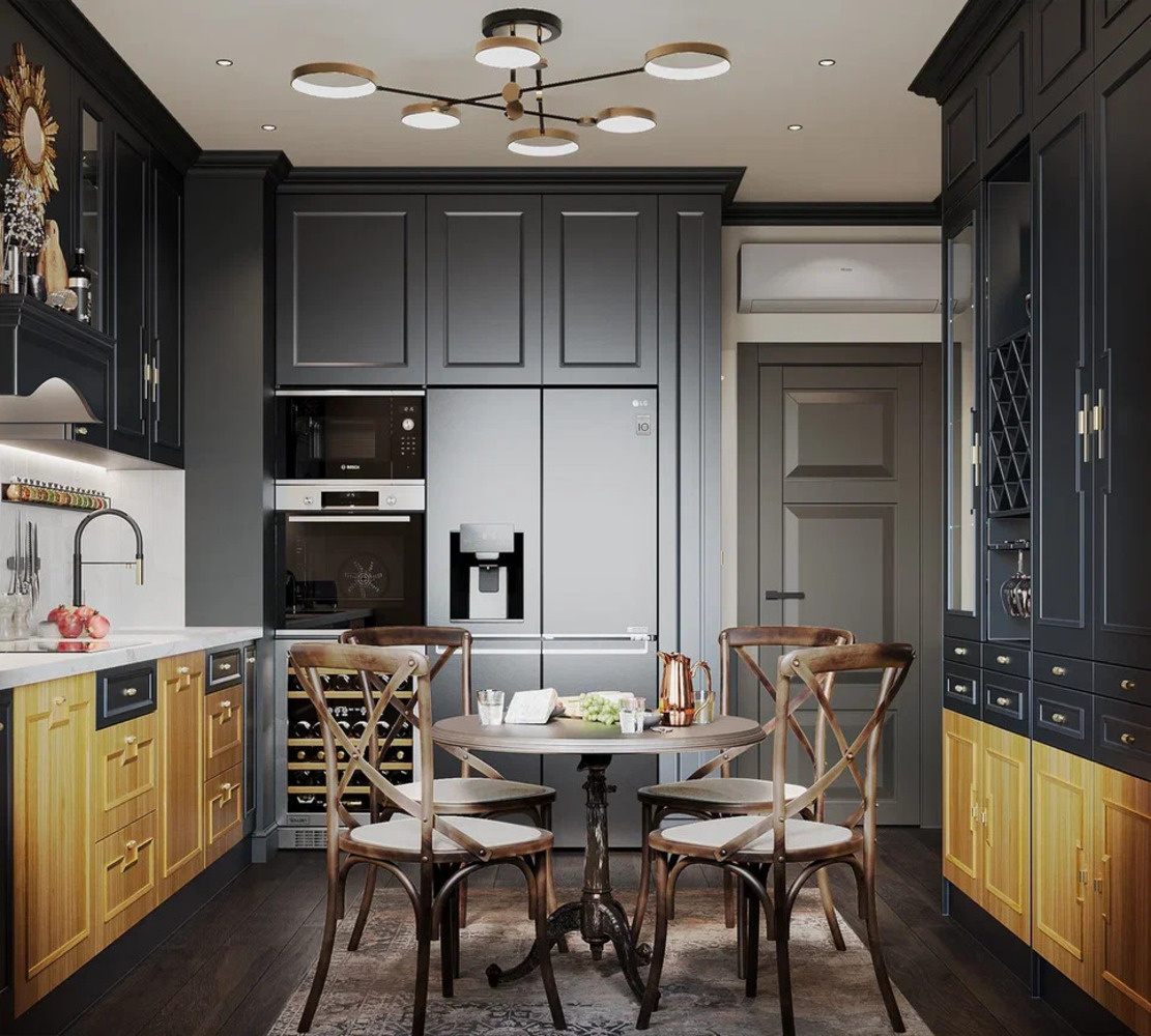 Дизайн-проект квартиры в ЖК «Ariosto» в стиле эклектика — 87 м²