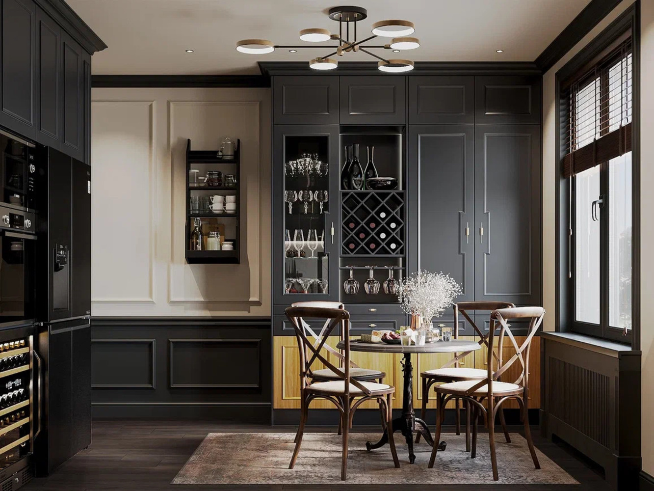 Обложка проекта: Дизайн-проект квартиры в ЖК «Ariosto» в стиле эклектика — 87 м²