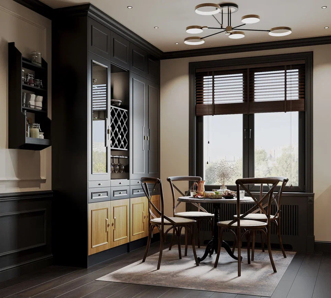 Дизайн-проект квартиры в ЖК «Ariosto» в стиле эклектика — 87 м²