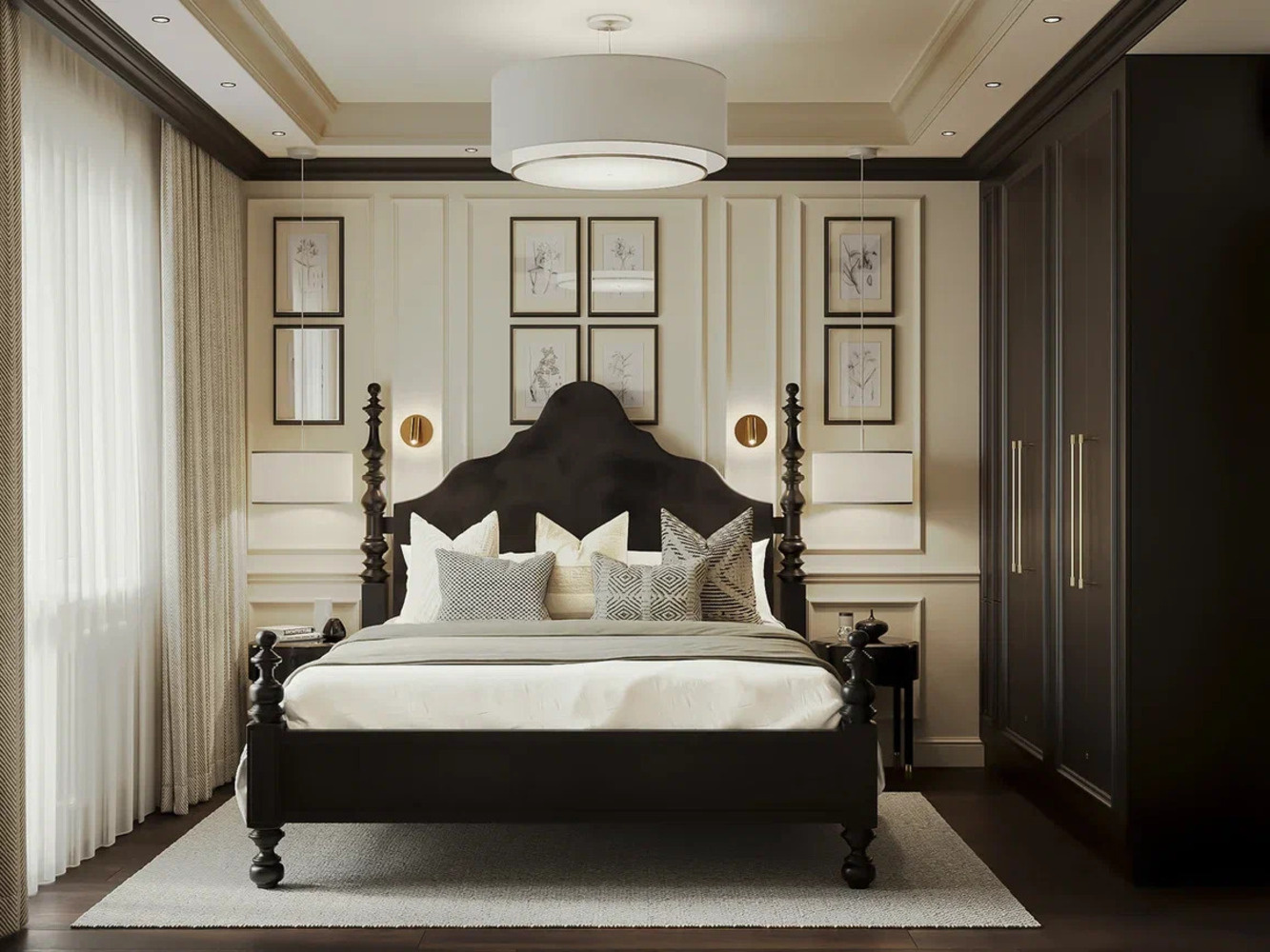 Дизайн-проект квартиры в ЖК «Ariosto» в стиле эклектика — 87 м²