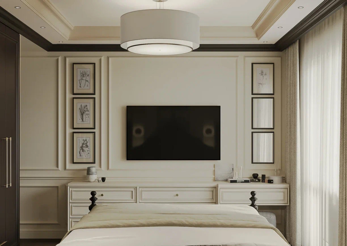 Дизайн-проект квартиры в ЖК «Ariosto» в стиле эклектика — 87 м²