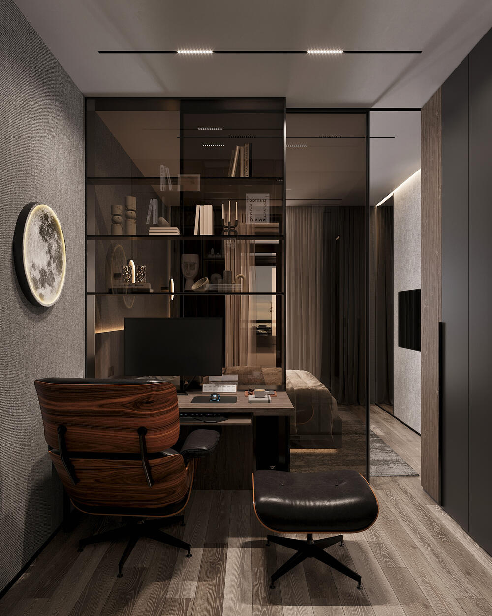 Дизайн-проект квартиры в ЖК «Тайм Сквер» в стиле современный минимализм