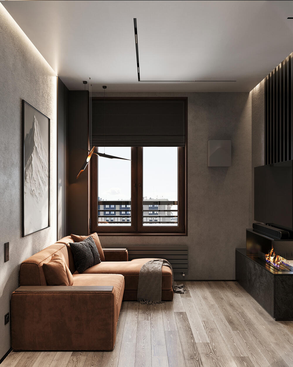 Дизайн-проект квартиры в ЖК «Тайм Сквер» в стиле современный минимализм