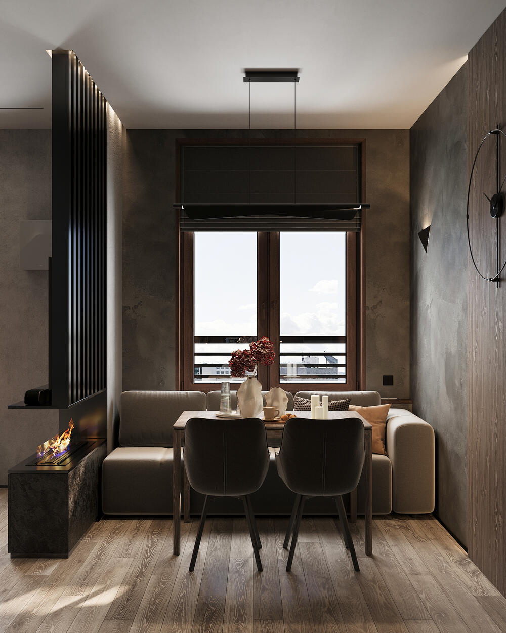 Дизайн-проект квартиры в ЖК «Тайм Сквер» в стиле современный минимализм