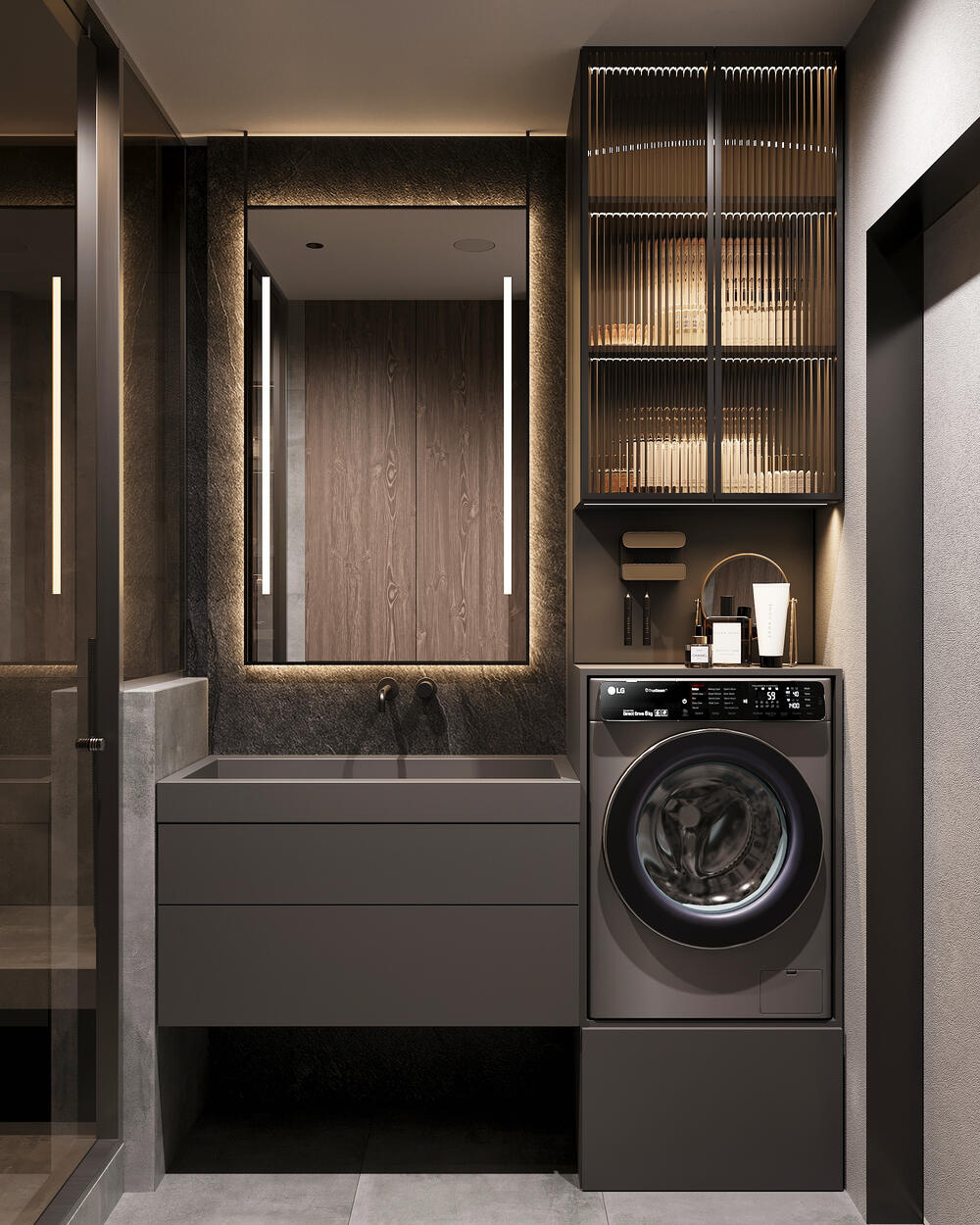 Дизайн-проект квартиры в ЖК «Тайм Сквер» в стиле современный минимализм