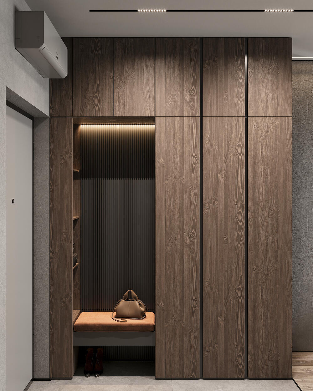 Дизайн-проект квартиры в ЖК «Тайм Сквер» в стиле современный минимализм