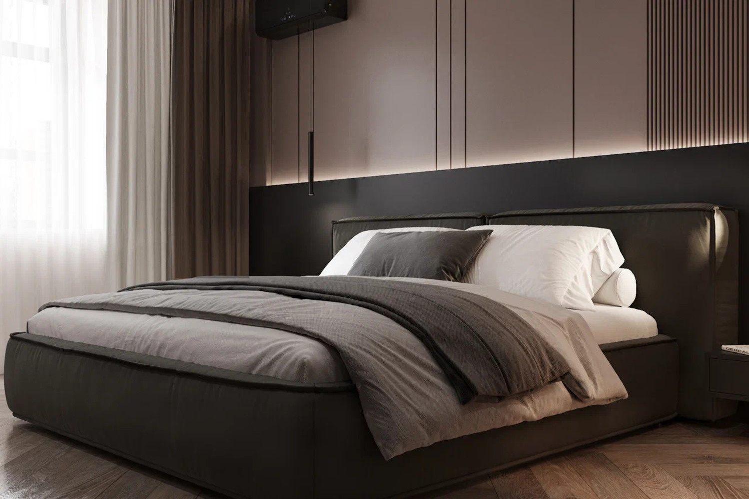 Дизайн-проект квартиры в ЖК «Витебский парк» в современном стиле с элементами минимализма