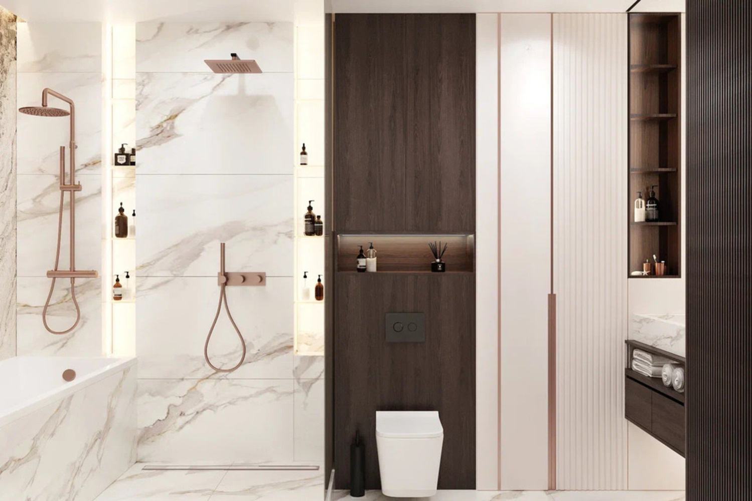 Дизайн-проект квартиры в ЖК «Витебский парк» в современном стиле с элементами минимализма