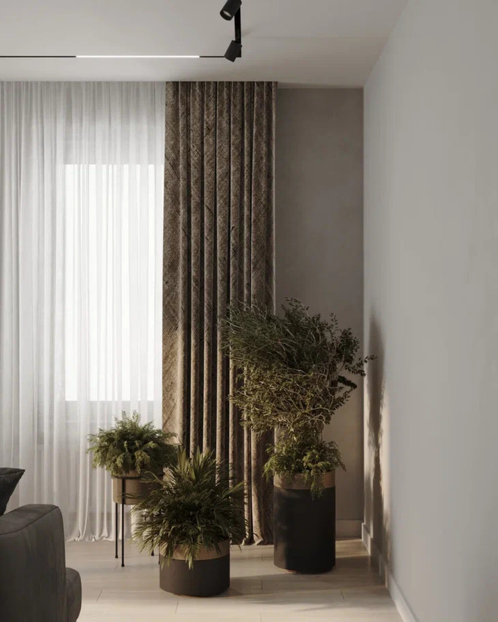 Дизайн-проект квартиры в ЖК «NewПитер» в стиле современный минимализм